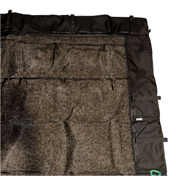 New Open FXW Dog Playpen Mesh Cover Top Black Fits 8 Panel 32" Height Visibility - Picture 8 of 12
